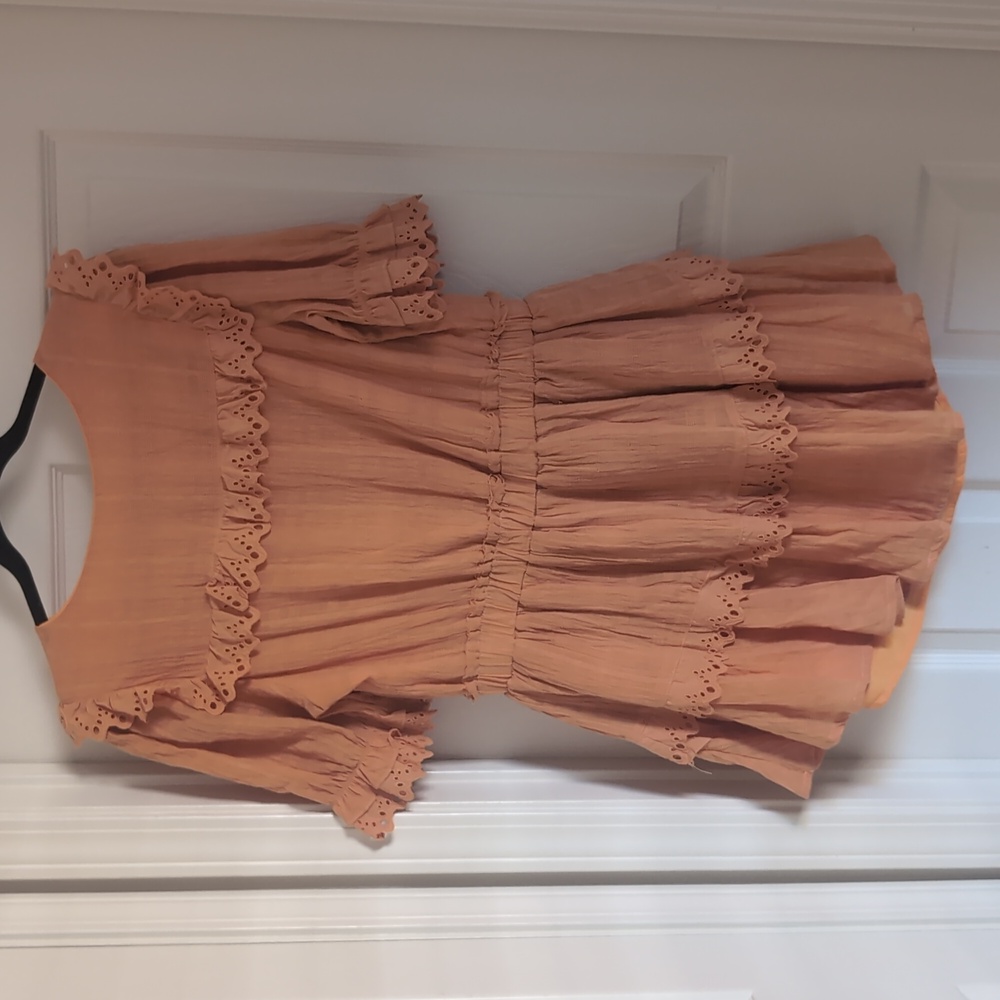 Pumpkin Spice Ruffle Dress - Picture 5 of 5